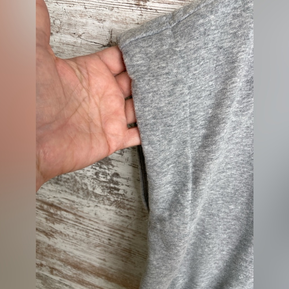Evereve Gray Short Sleeve Sweatshirt - Picture 4 of 7